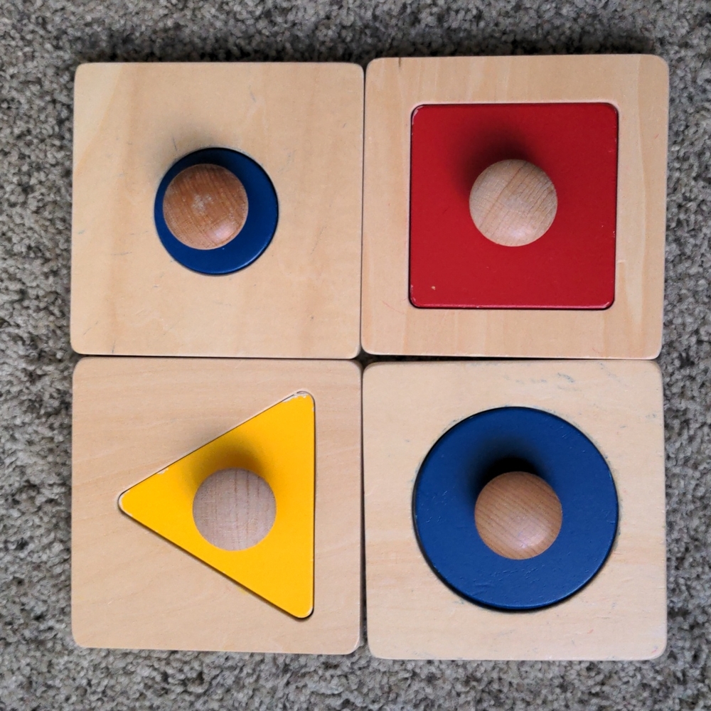 Elite Montessori Wooden Single Shape Puzzle